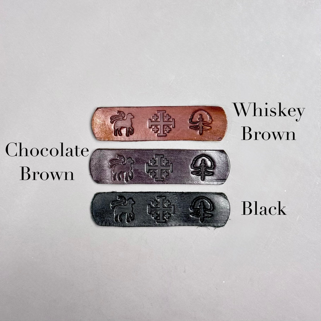 Custom Monogrammed and Hand Stamped Leather Wrap Bracelet