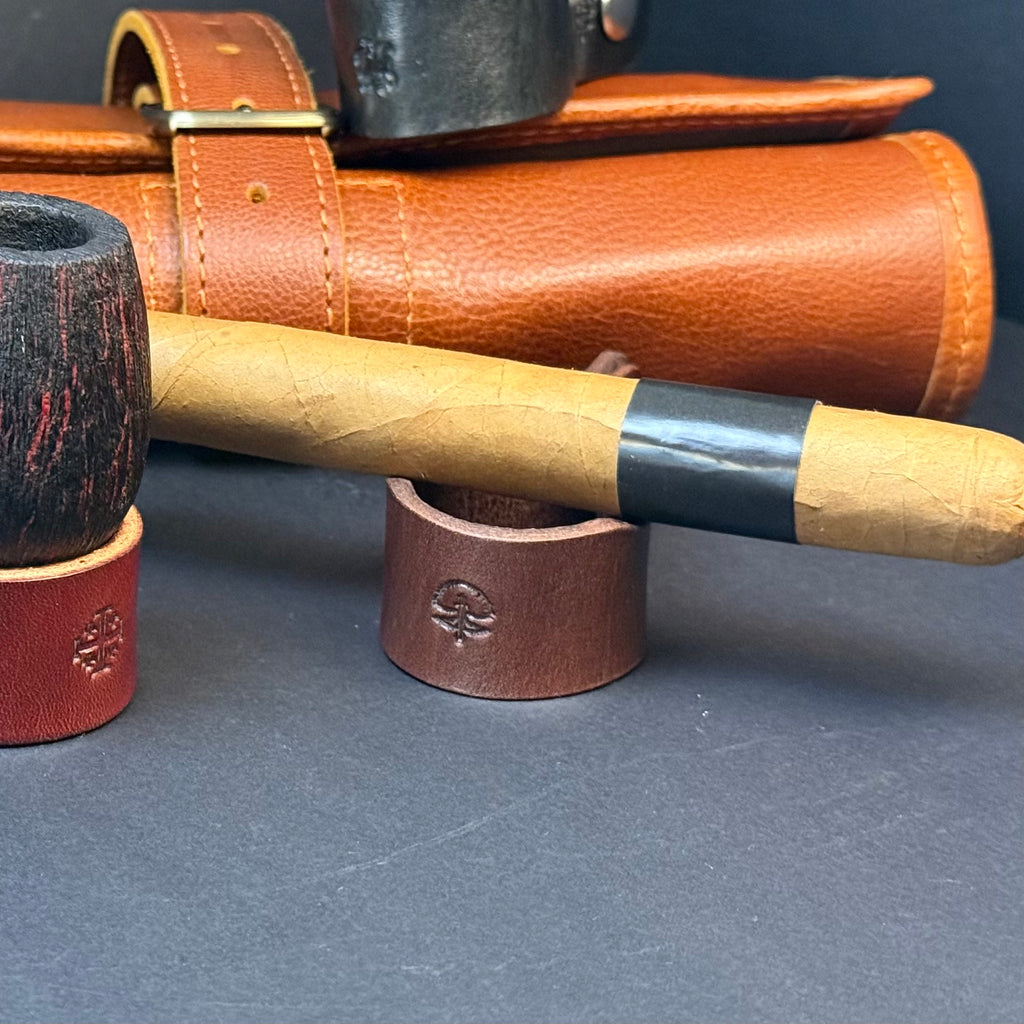 The Tobacconist's Companion - Hand Stamped Cigar and Pipe Stand